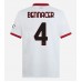 Maillot de foot AC Milan Ismael Bennacer #4 Extérieur vêtements 2024-25 Manches Courtes